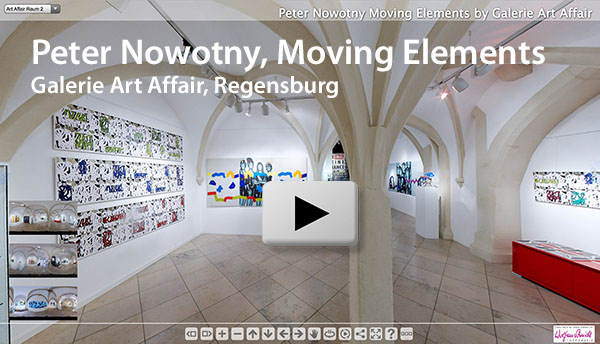Panorama Ausstellung Moving Elements von Peter Nowotny