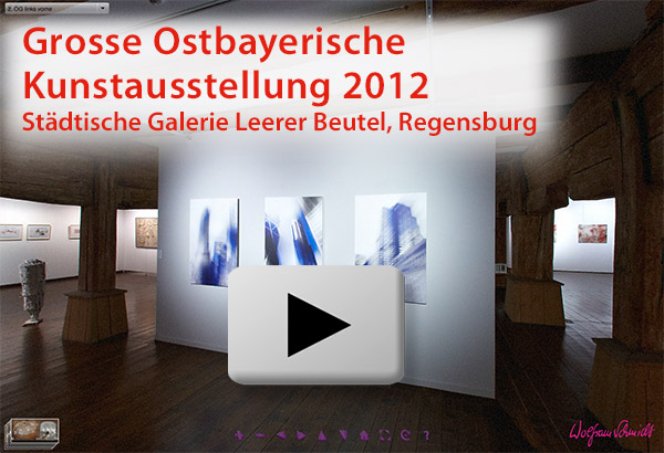 Grosse Ostbayerische Kunstausstellung 2012 -Panoramatour durch die Ausstellung