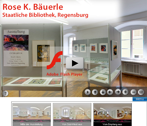 Rose K. Baeuerle, Ausstellung staatliche Bilbiothek