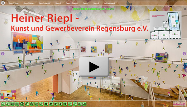 Panoramator Ausstellung Heiner Riepl im Kunst und Gewerbeverein Regensburg